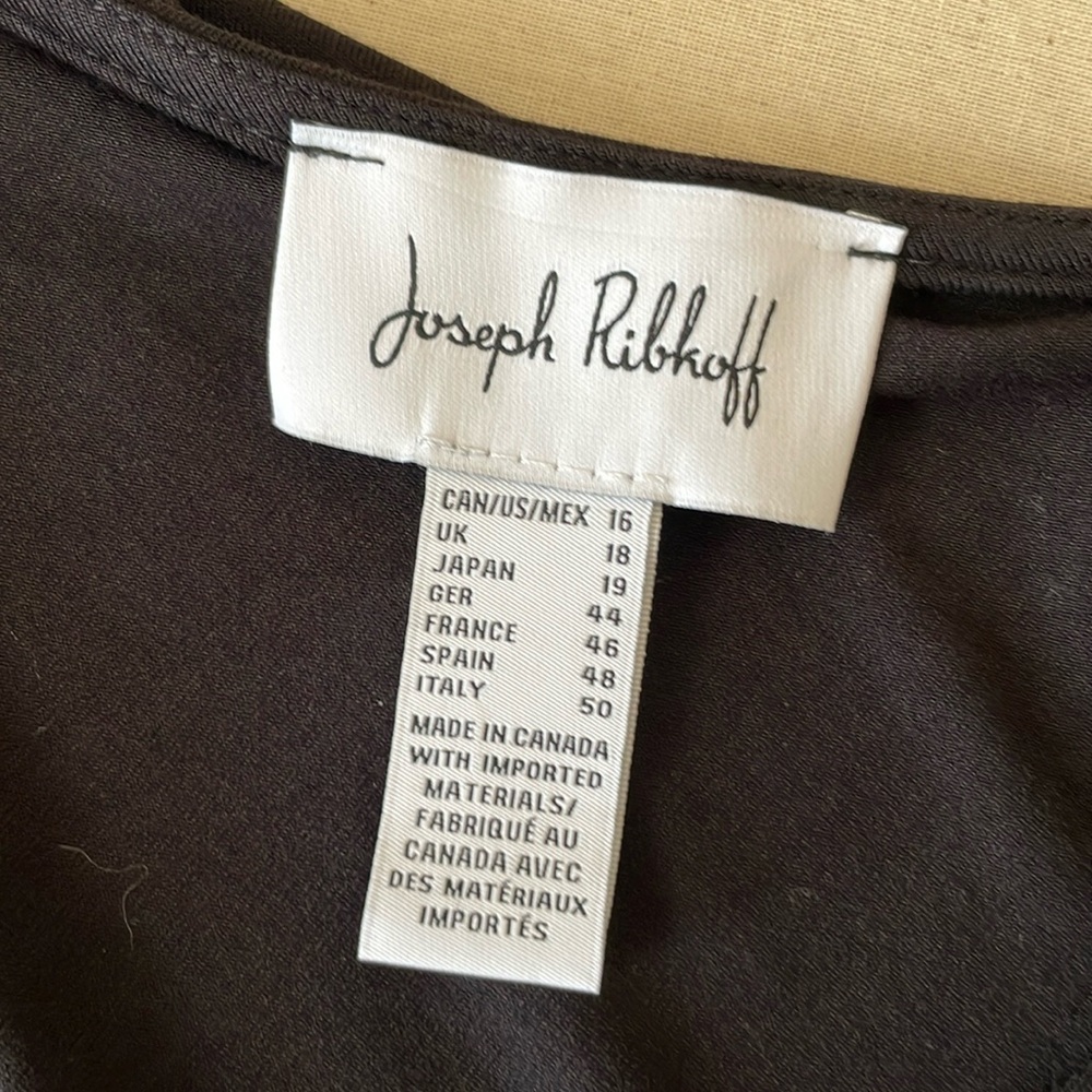 Joseph Ribkoff Black Sleeveless Midi Dress - Picture 8 of 9